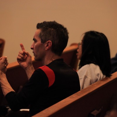 Sign Language interpretation during Sunday Service